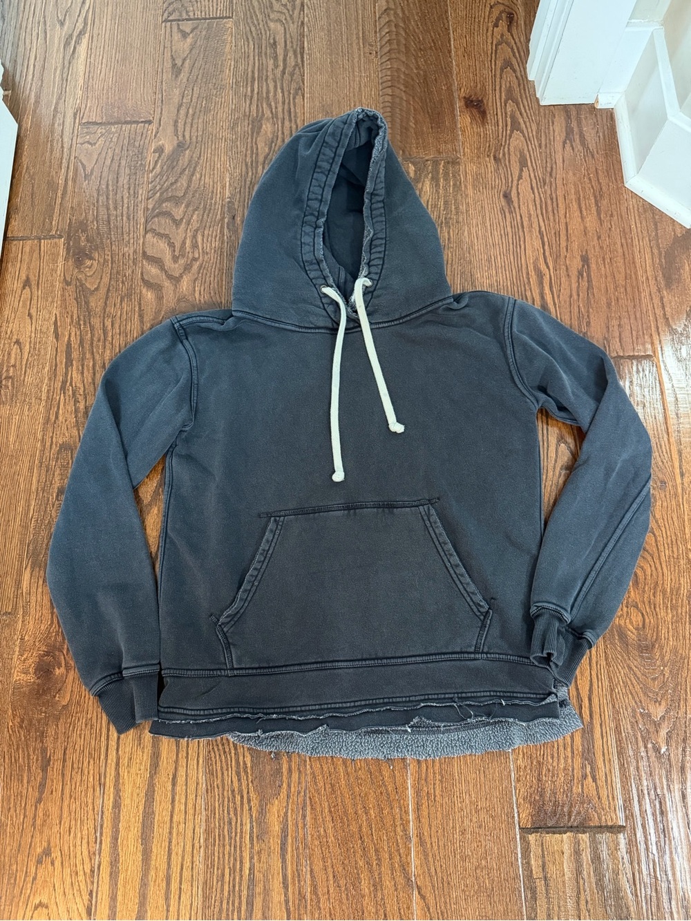 We The Free Washed Black Crewneck Hoodie